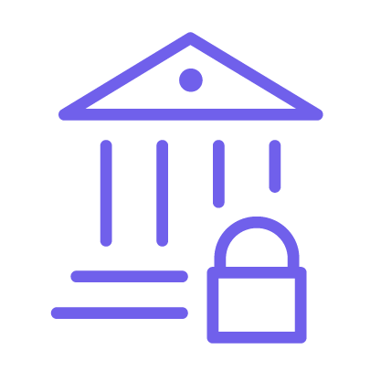 Locked bank icon